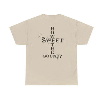 T‑Shirt — “Amazing Grace” Cross Design / “How Sweet the Sound?” Inspirational Gospel Tee