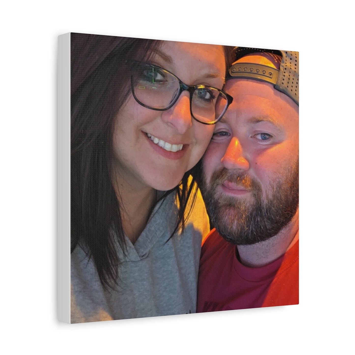 Personalized Stretched Canvas Print, Custom Wall Art, Home Decor, Gift for Couples, Anniversary, Homewarming