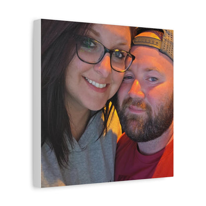 Personalized Stretched Canvas Print, Custom Wall Art, Home Decor, Gift for Couples, Anniversary, Homewarming