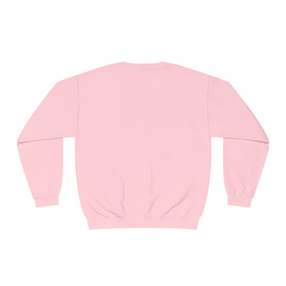 Mom of Girls Leopard Brushstroke Crewneck Sweatshirt