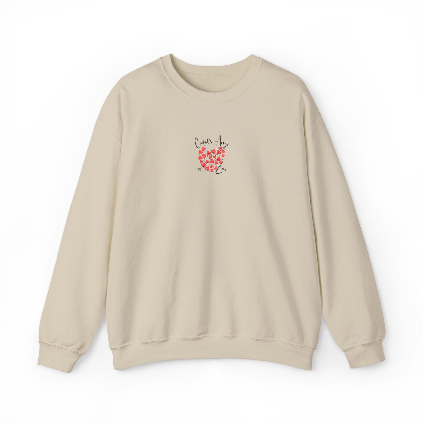 Embroidered Cupid's Arrow Merch-  Crewneck Sweatshirt