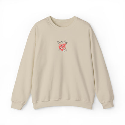 Embroidered Cupid's Arrow Merch-  Crewneck Sweatshirt
