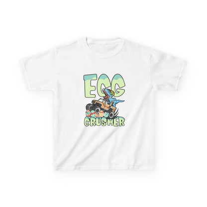 Kids T‑Shirt — 'Egg Crusher' Cartoon Truck Easter Tee