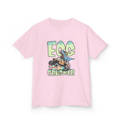 Kids T‑Shirt — 'Egg Crusher' Cartoon Truck Easter Tee