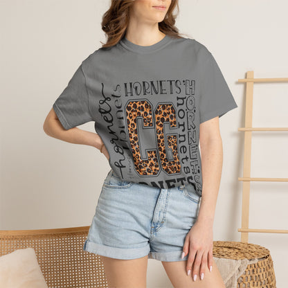 CG Hornets Spirit Leopard Print Graphic Tee | School Spirit