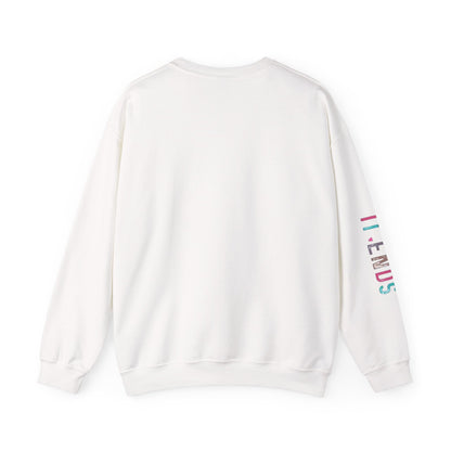 Crewneck Sweatshirt — “I Don’t Start Shit” Colorblock Graphic Crew