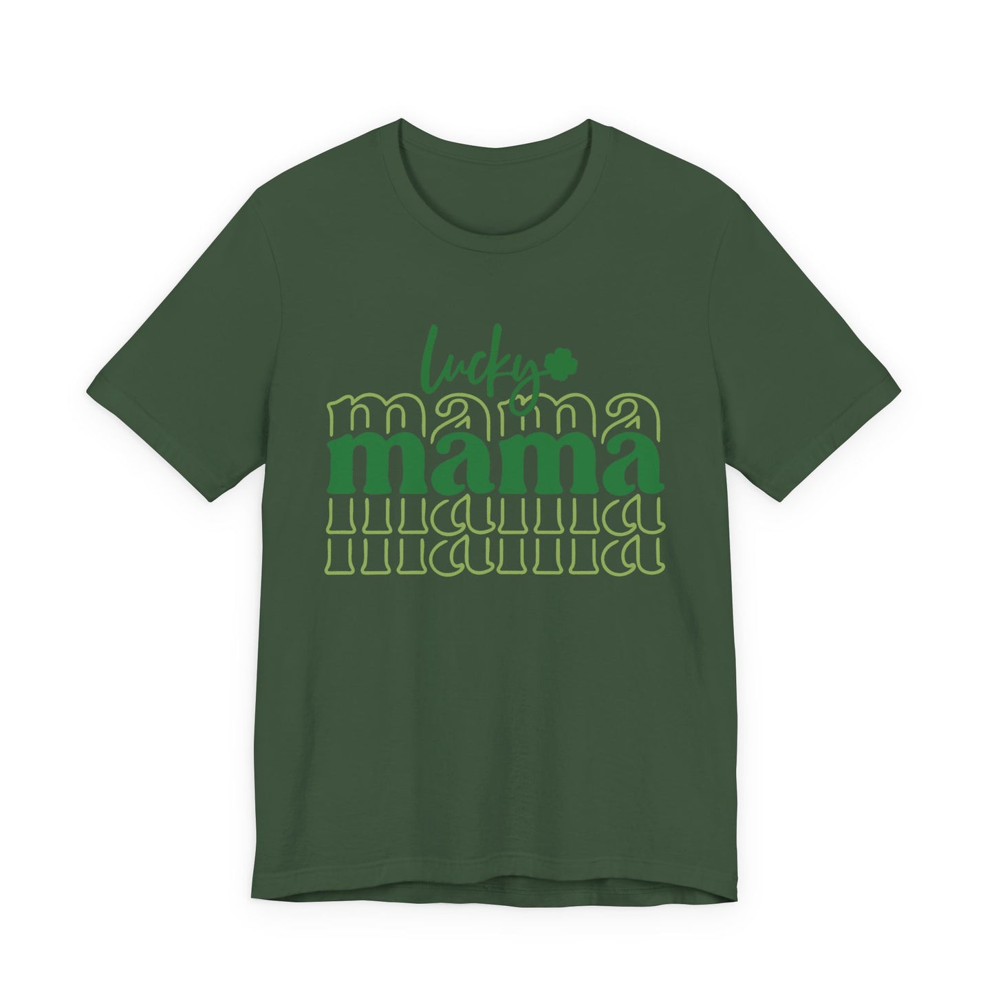 Lucky Mama T‑Shirt — St. Patrick’s Day Green Mama Tee