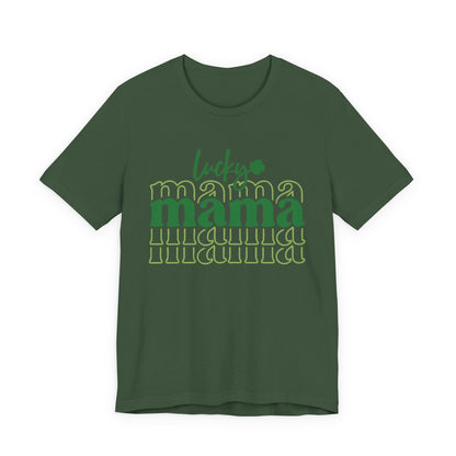 Lucky Mama T‑Shirt — St. Patrick’s Day Green Mama Tee