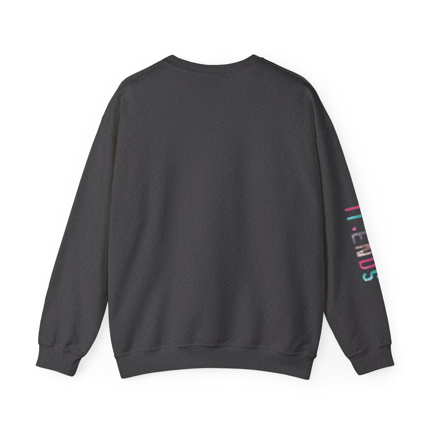 Crewneck Sweatshirt — “I Don’t Start Shit” Colorblock Graphic Crew
