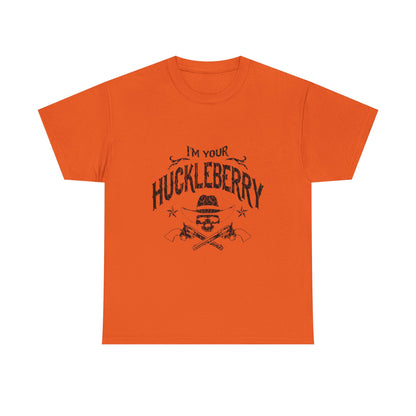 I'm Your Huckleberry T-Shirt — Vintage Western Skull & Pistols Tee