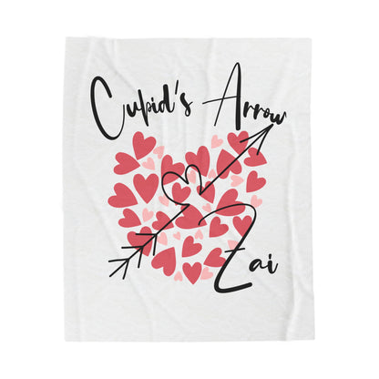 Cupid's Arrow Velveteen Plush Blanket Merch