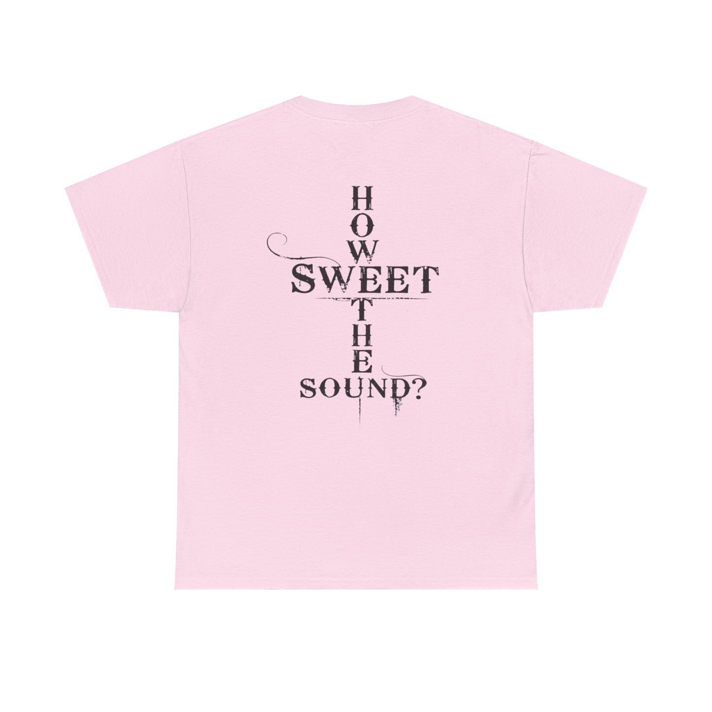 T‑Shirt — “Amazing Grace” Cross Design / “How Sweet the Sound?” Inspirational Gospel Tee