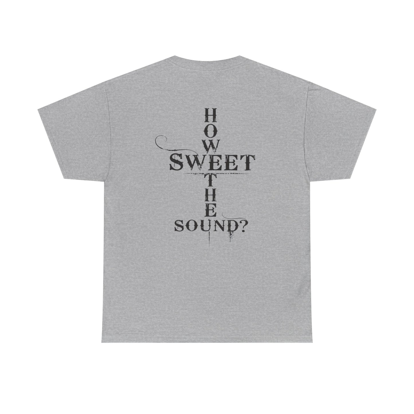 T‑Shirt — “Amazing Grace” Cross Design / “How Sweet the Sound?” Inspirational Gospel Tee