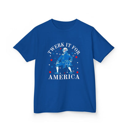 Kids T-Shirt - "Twerk It For America" Patriotic 4th of July Dance Tee