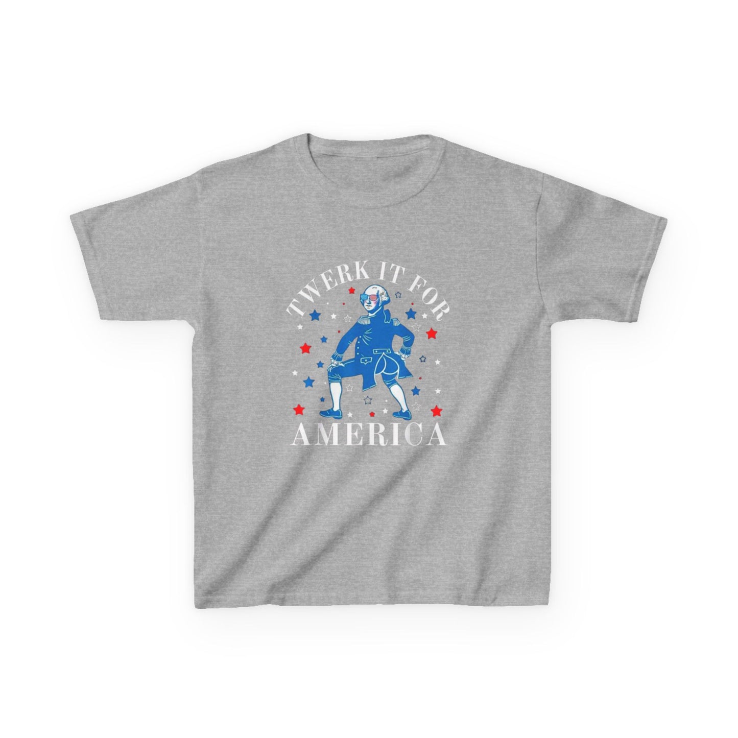 Kids T-Shirt - "Twerk It For America" Patriotic 4th of July Dance Tee