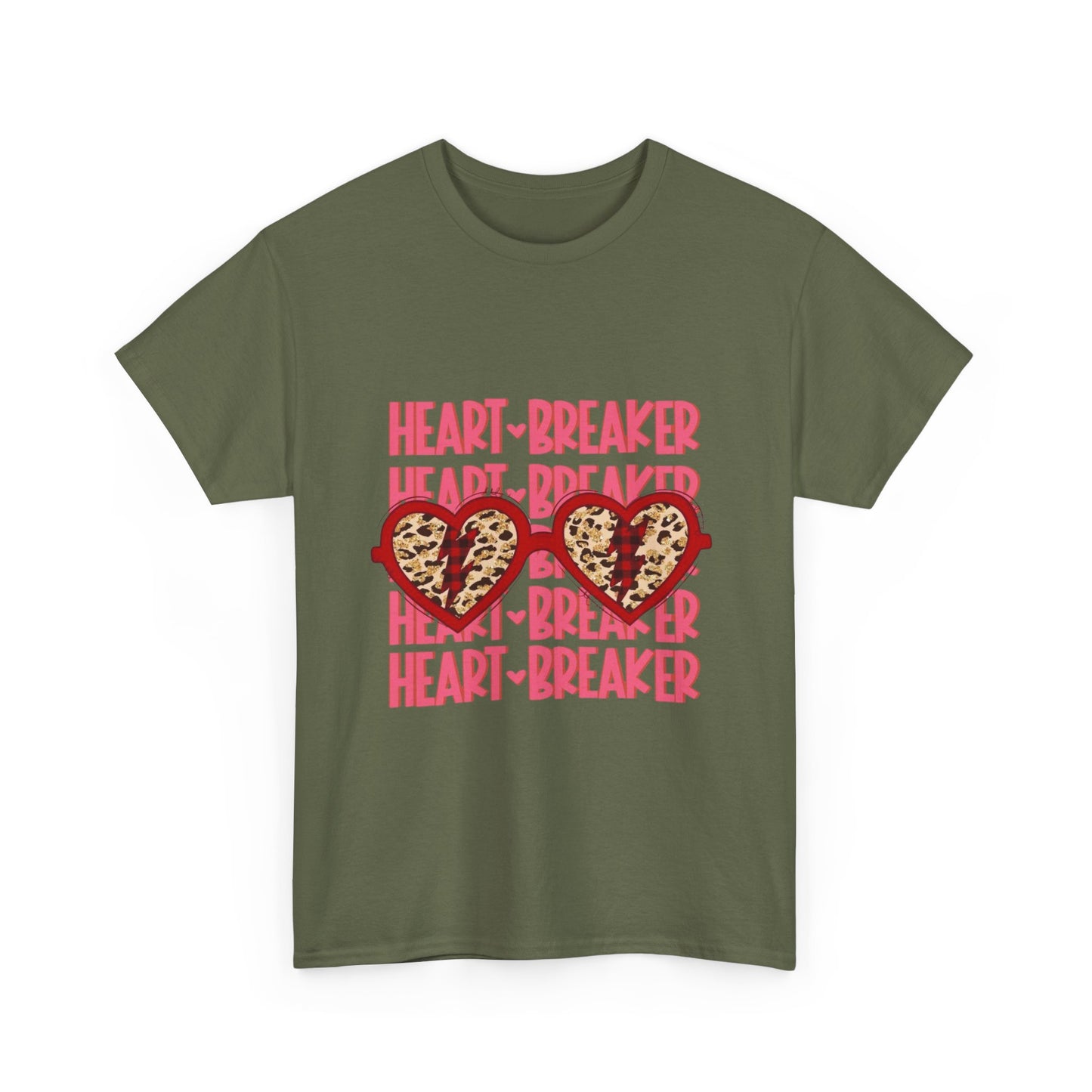 Heartbreaker Leopard Heart Graphic Tee