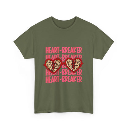 Heartbreaker Leopard Heart Graphic Tee