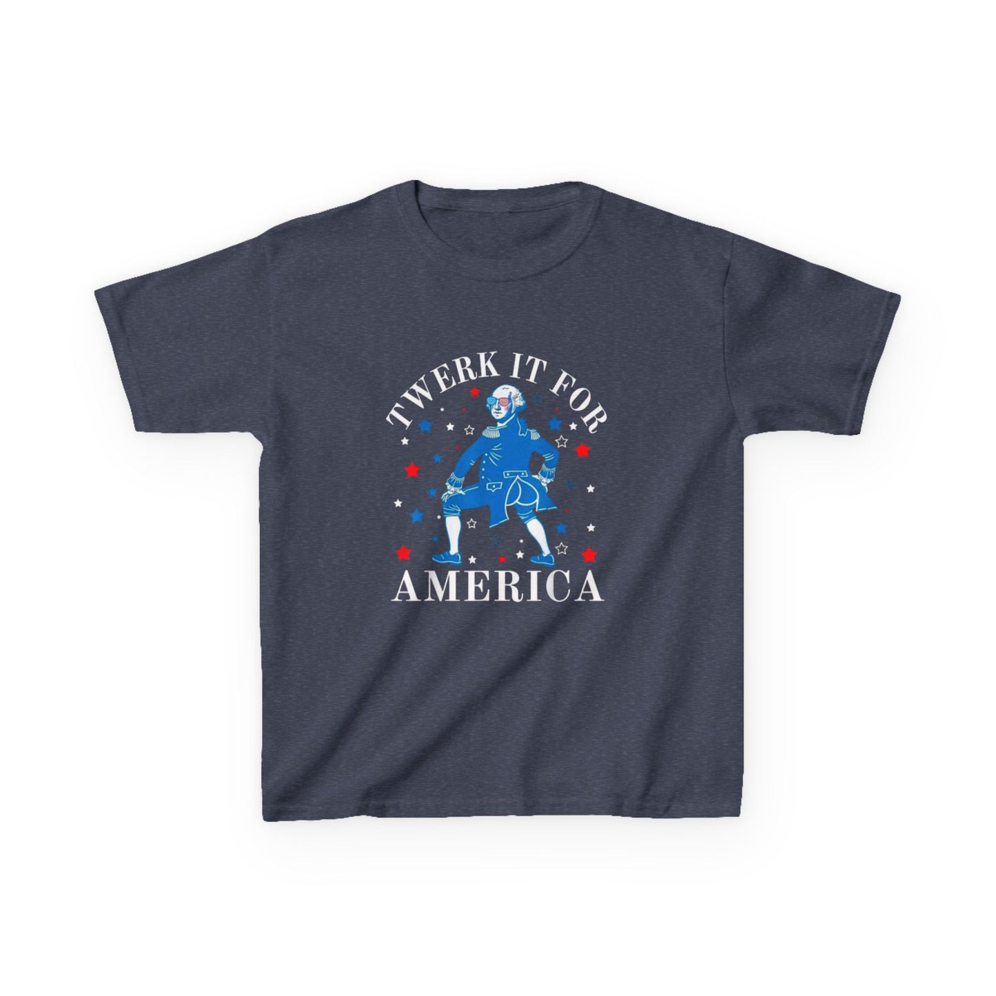 Kids T-Shirt - "Twerk It For America" Patriotic 4th of July Dance Tee