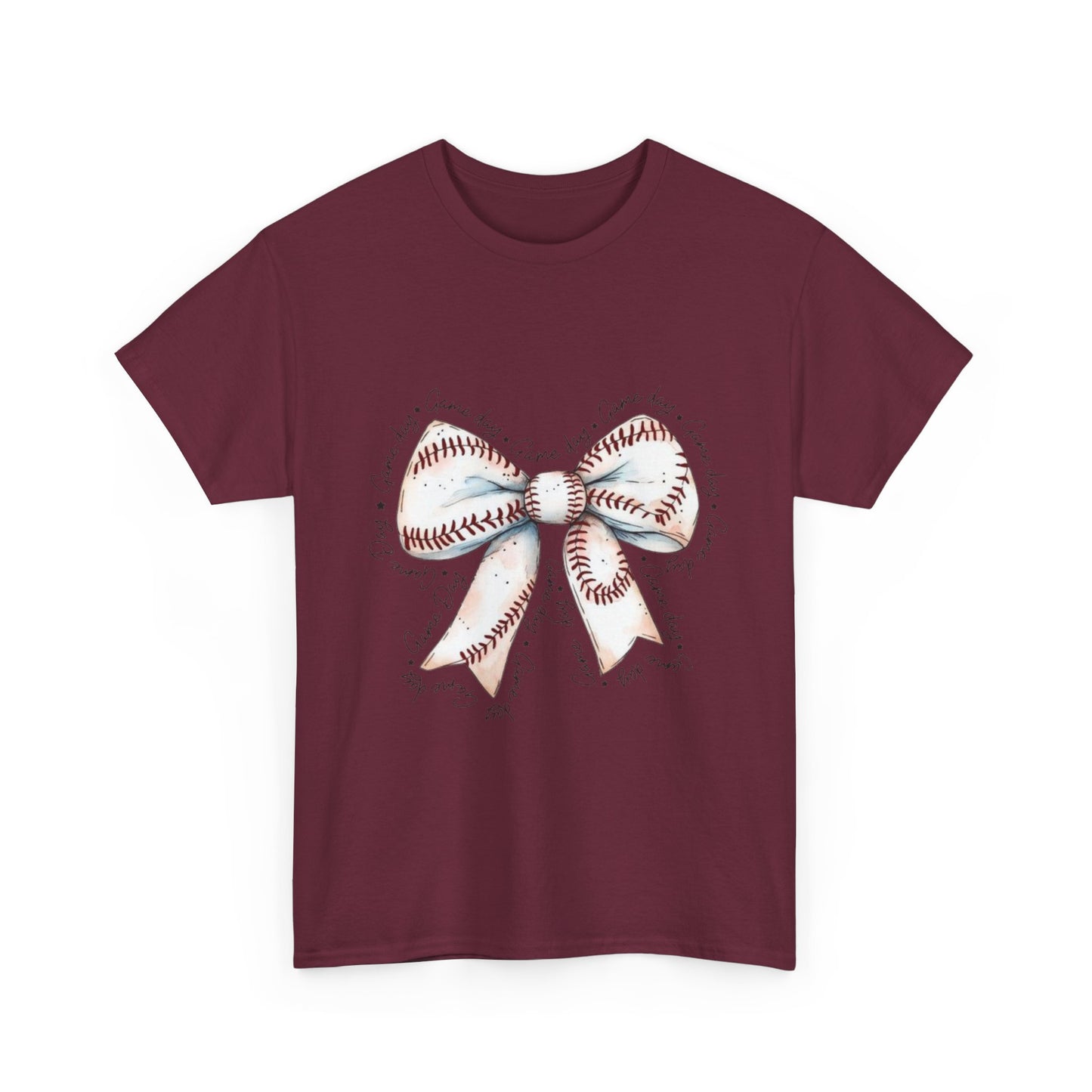 Bow Stitch Tee — Cute Hand-Drawn Ribbon Graphic T-Shirt