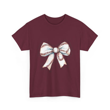 Bow Stitch Tee — Cute Hand-Drawn Ribbon Graphic T-Shirt