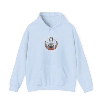 Day of the Dead Sugar Skull Hoodie – Floral Calavera Graphic Sweatshirt