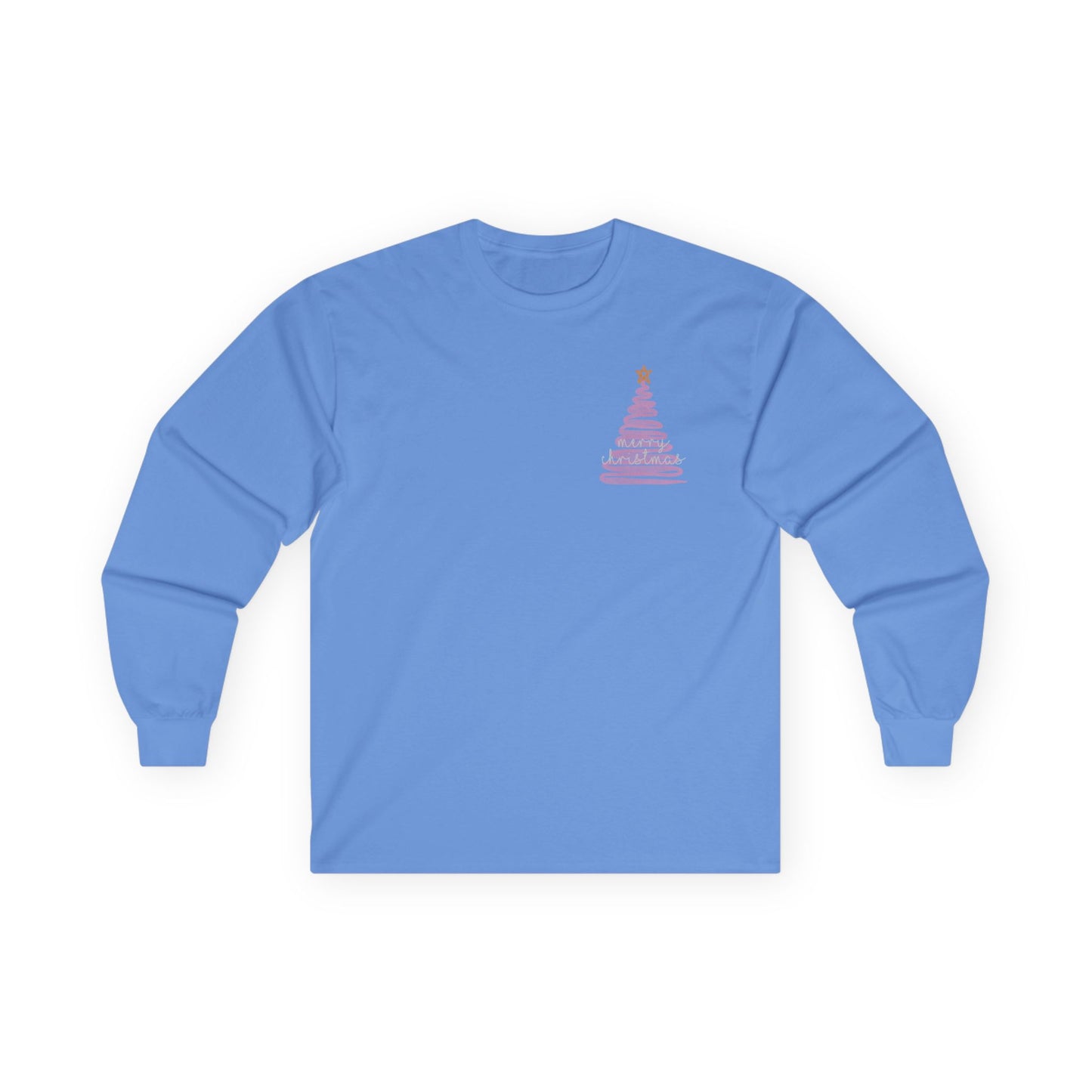 Pink Christmas Unisex Ultra Cotton Long Sleeve Tee