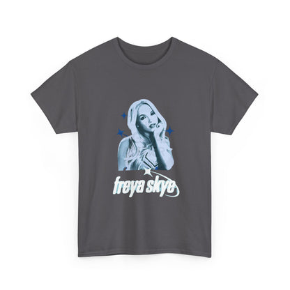 Freya Skye Graphic Tee — Retro Pop Star Portrait Shirt