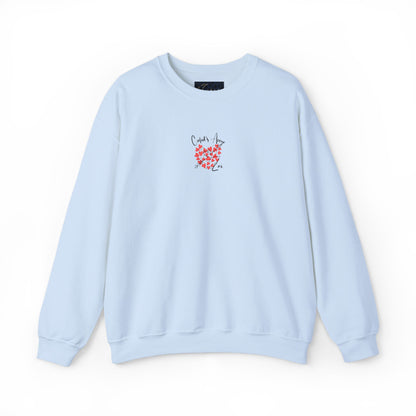 Embroidered Cupid's Arrow Merch-  Crewneck Sweatshirt