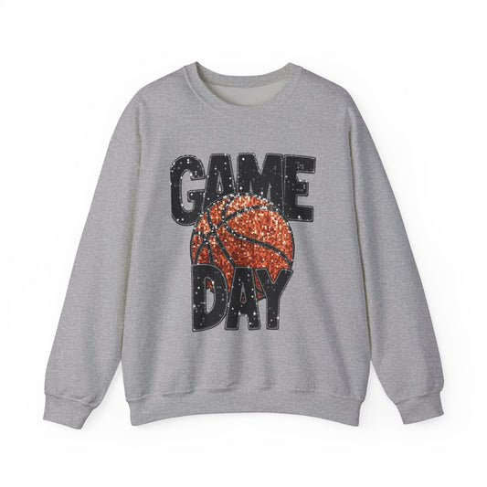 Game Day Basketball Sweatshirt — Vintage Sport Crewneck for Fans