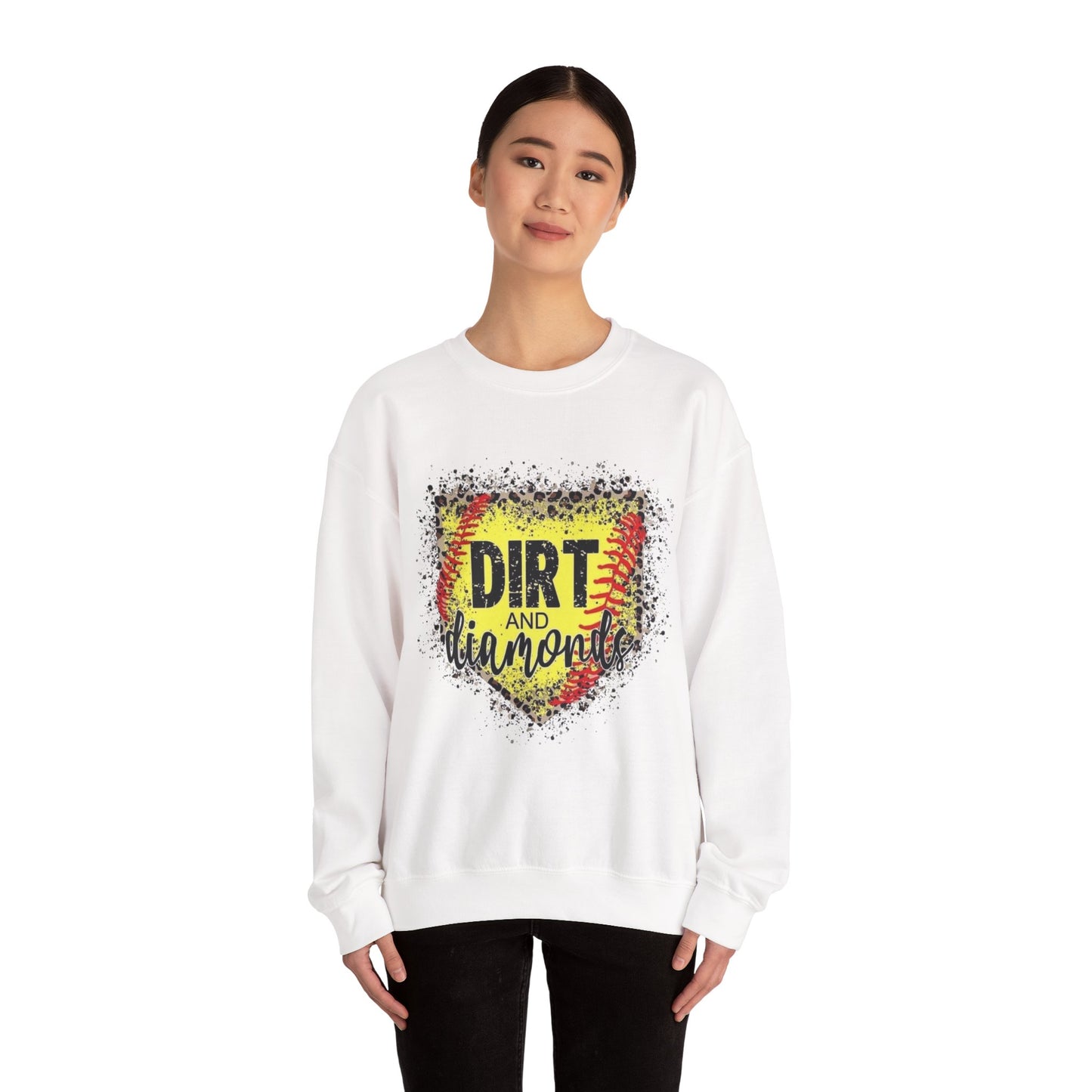 Dirt and Diamonds Sweatshirt — Baseball-Inspired Crewneck for Players & Fans