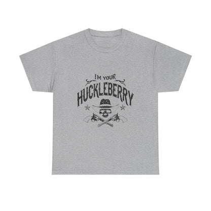 I'm Your Huckleberry T-Shirt — Vintage Western Skull & Pistols Tee