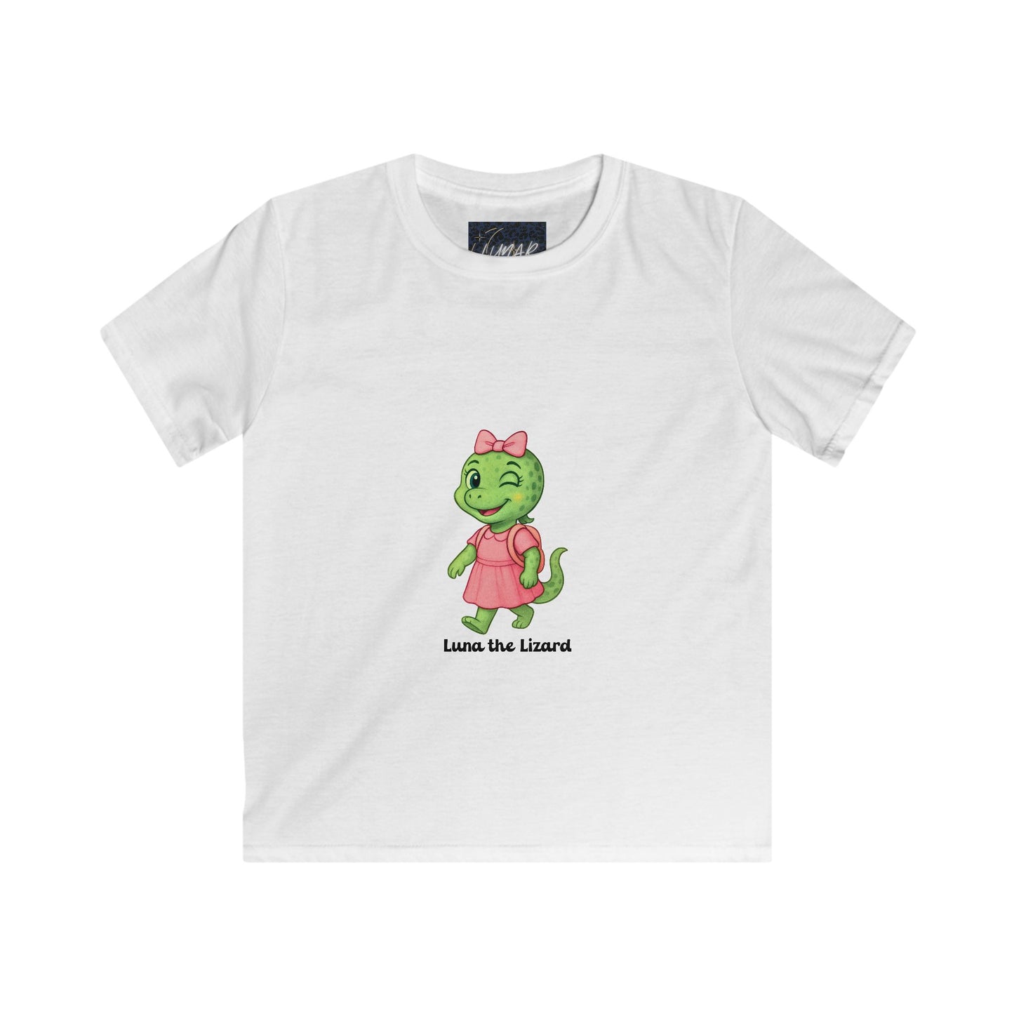 Cute kids' Luna the Lizard Tee