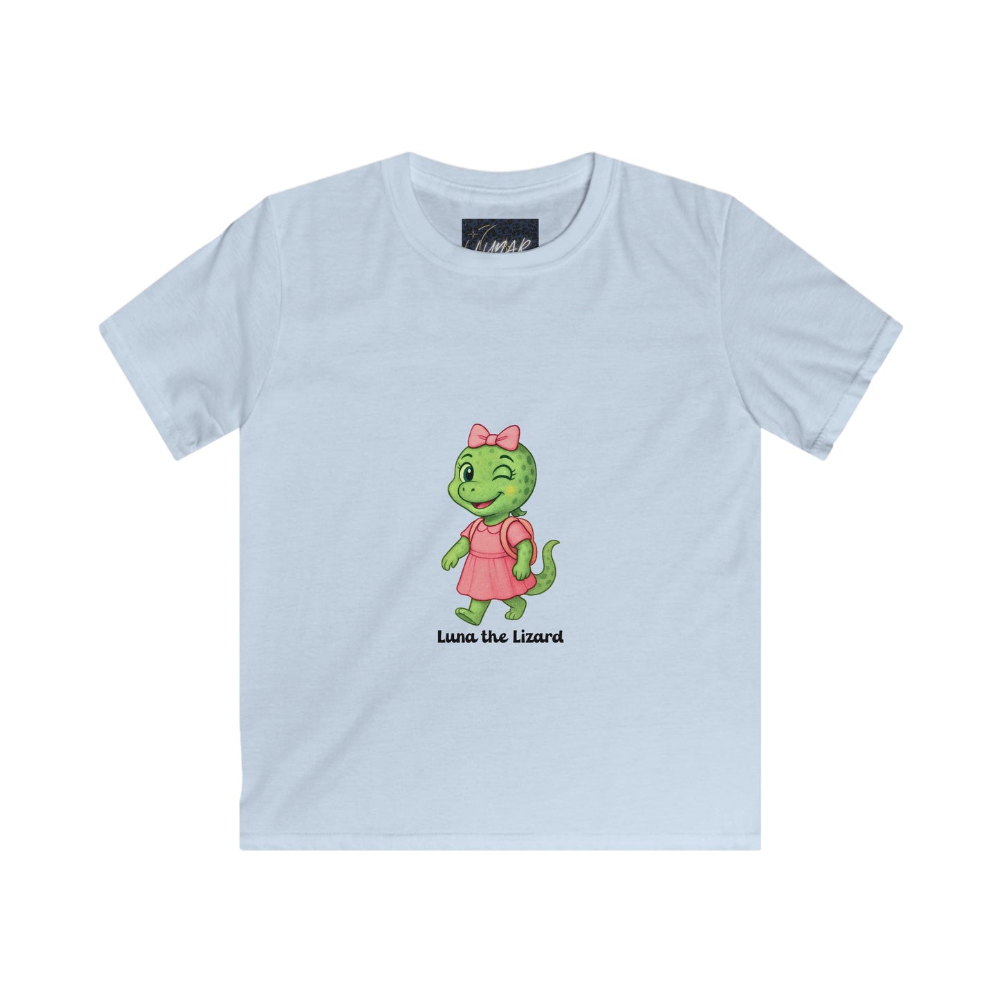 Cute kids' Luna the Lizard Tee