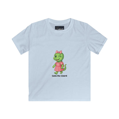 Cute kids' Luna the Lizard Tee