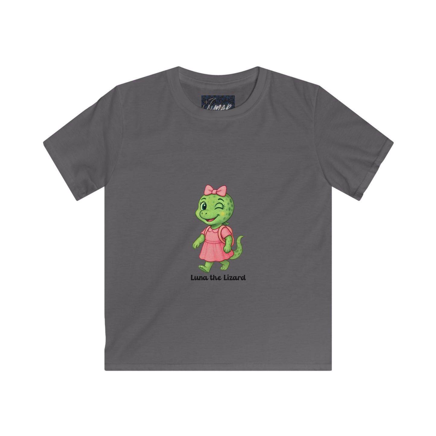 Cute kids' Luna the Lizard Tee