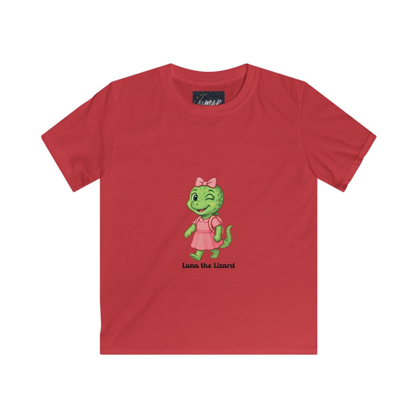 Cute kids' Luna the Lizard Tee
