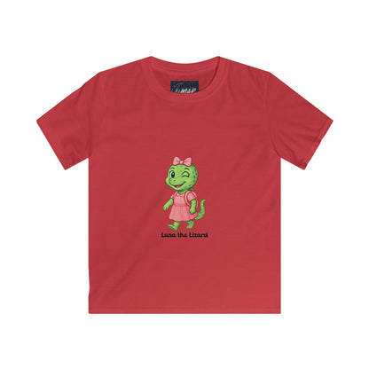 Cute kids' Luna the Lizard Tee