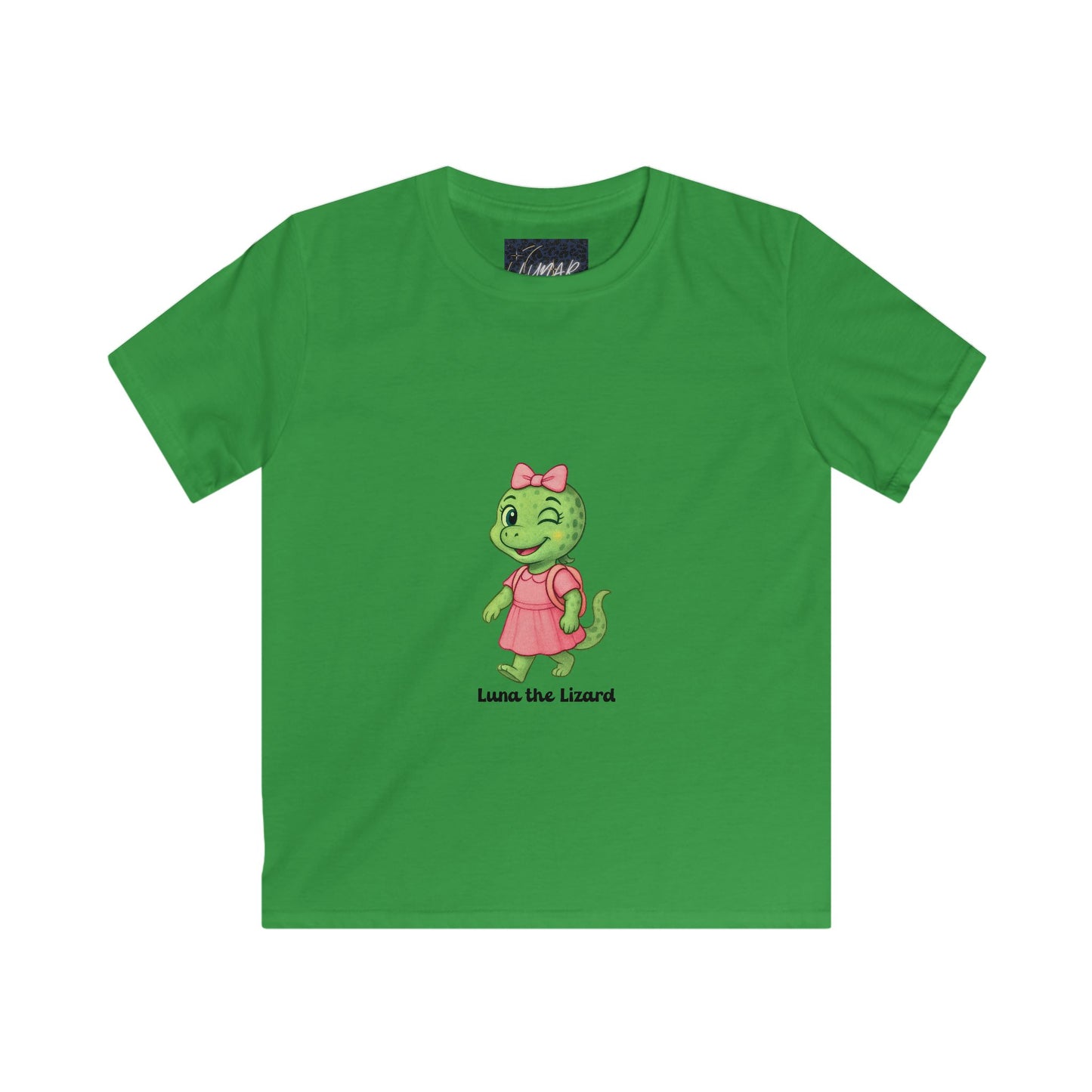 Cute kids' Luna the Lizard Tee