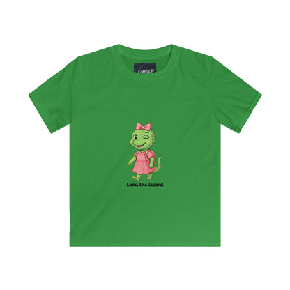 Cute kids' Luna the Lizard Tee