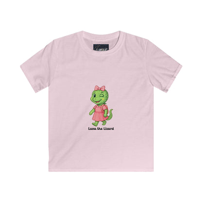 Cute kids' Luna the Lizard Tee
