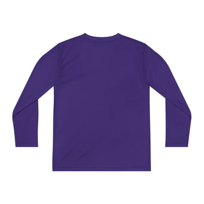 Youth Long Sleeve Ghost Tee, Halloween Shirt, Pumpkin Design, Cute Apparel, Kids' Holiday Wear, Spooky Fun Top