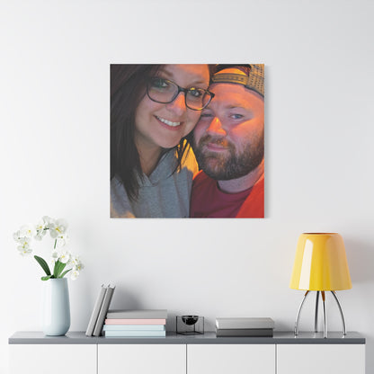 Personalized Stretched Canvas Print, Custom Wall Art, Home Decor, Gift for Couples, Anniversary, Homewarming