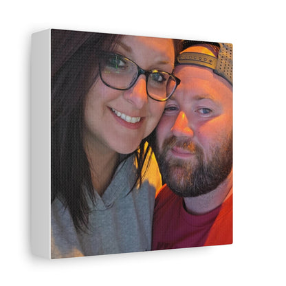 Personalized Stretched Canvas Print, Custom Wall Art, Home Decor, Gift for Couples, Anniversary, Homewarming