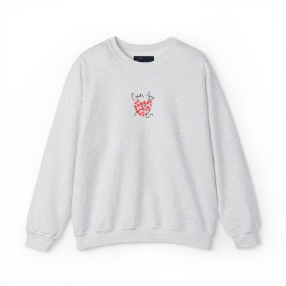Embroidered Cupid's Arrow Merch-  Crewneck Sweatshirt