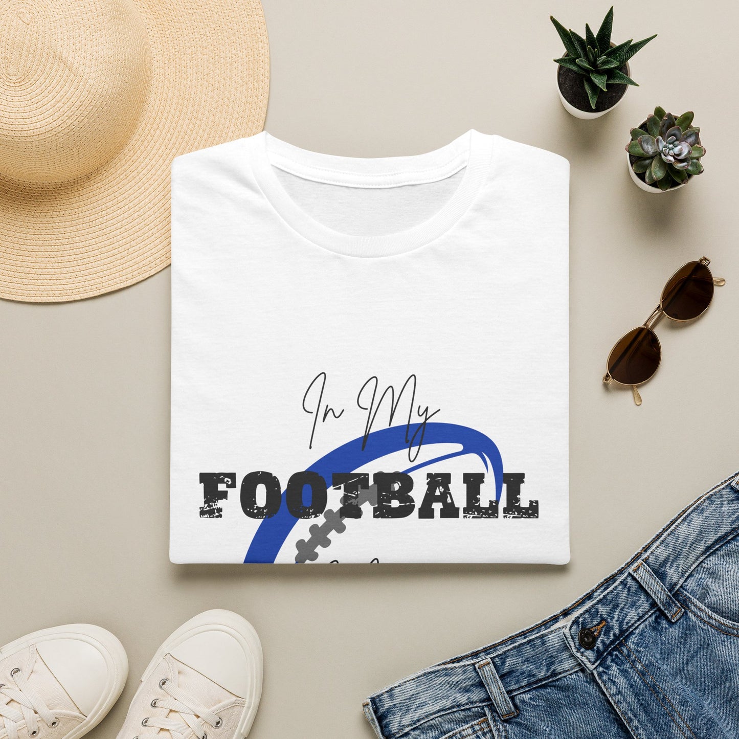 Football Mom T-Shirt — "In My Football Mom Era" Graphic Tee