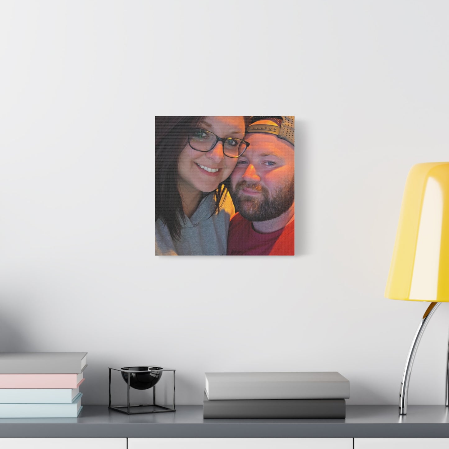 Personalized Stretched Canvas Print, Custom Wall Art, Home Decor, Gift for Couples, Anniversary, Homewarming