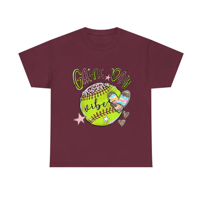 Softball- Game Day- Unisex Heavy Cotton Tee