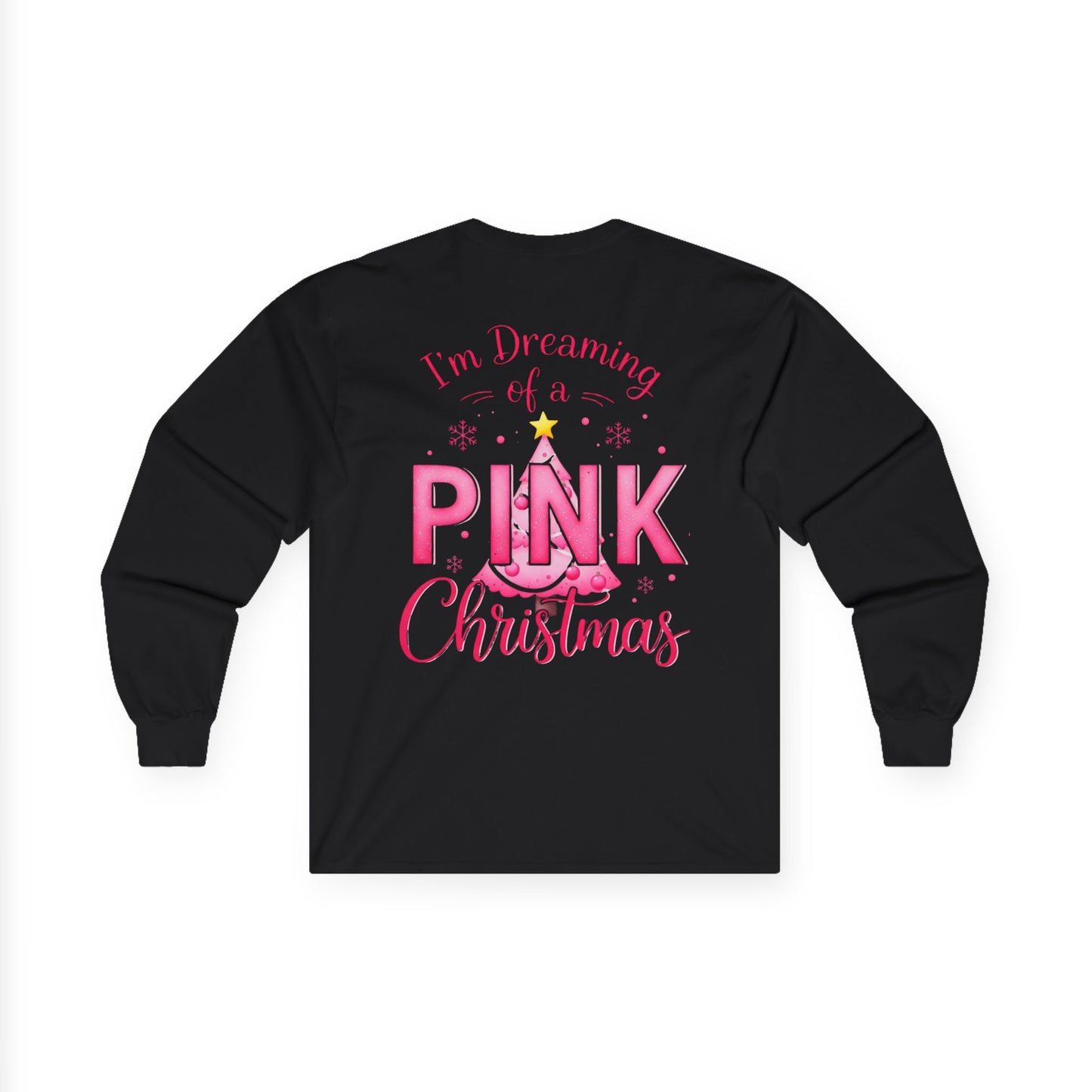Pink Christmas Unisex Ultra Cotton Long Sleeve Tee