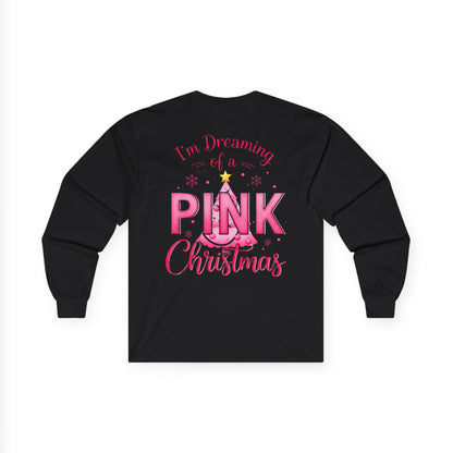 Pink Christmas Unisex Ultra Cotton Long Sleeve Tee