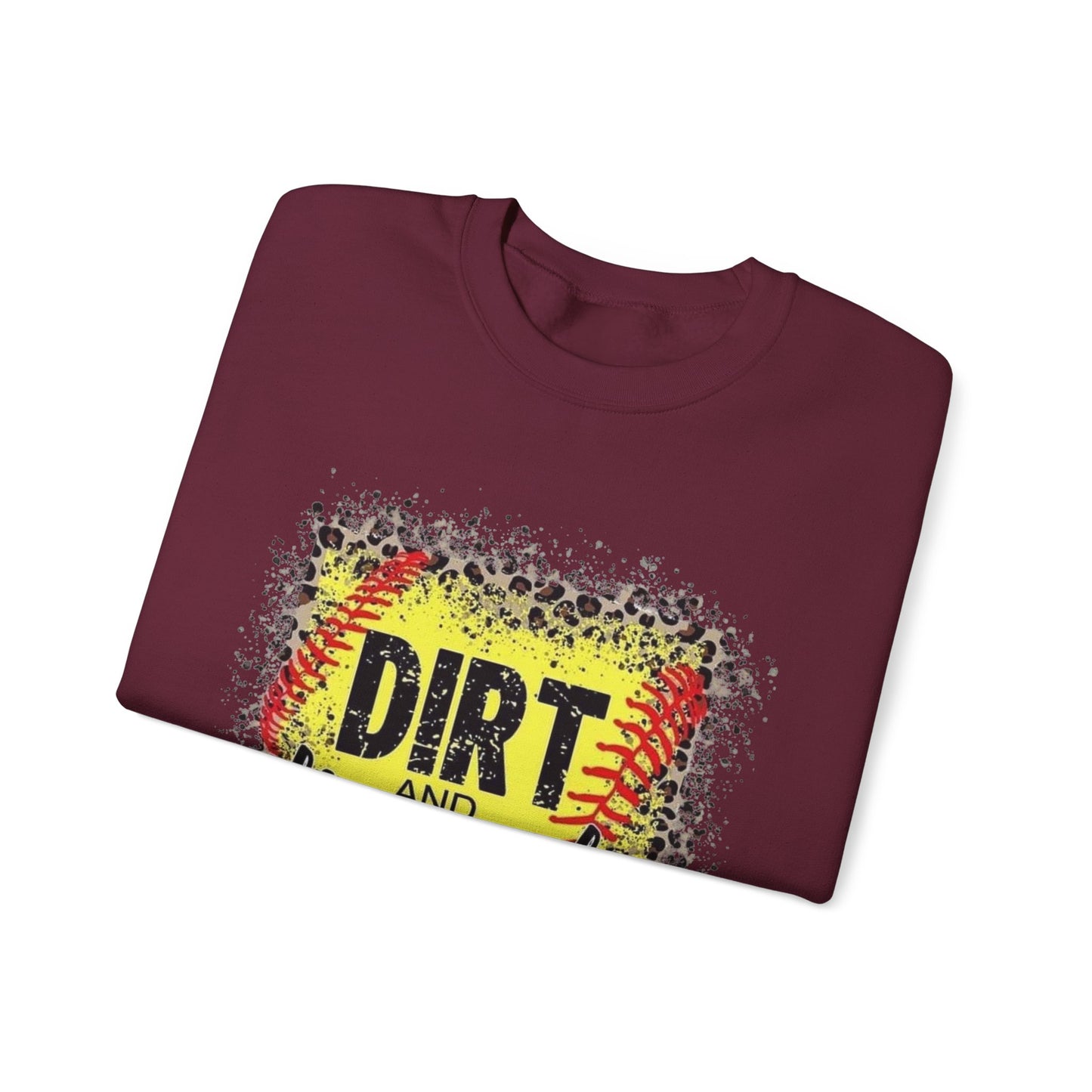 Dirt and Diamonds Sweatshirt — Baseball-Inspired Crewneck for Players & Fans